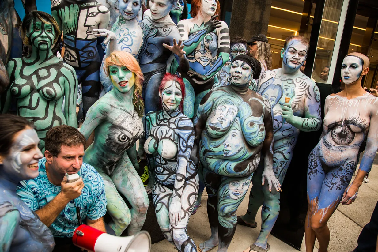 NYC Bodypainting Day Human Connection Arts